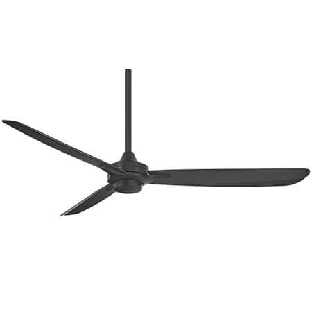 MinkaAire Rudolph 60" 3 Blade Indoor / Outdoor Ceiling Fan with Remote Included Coal